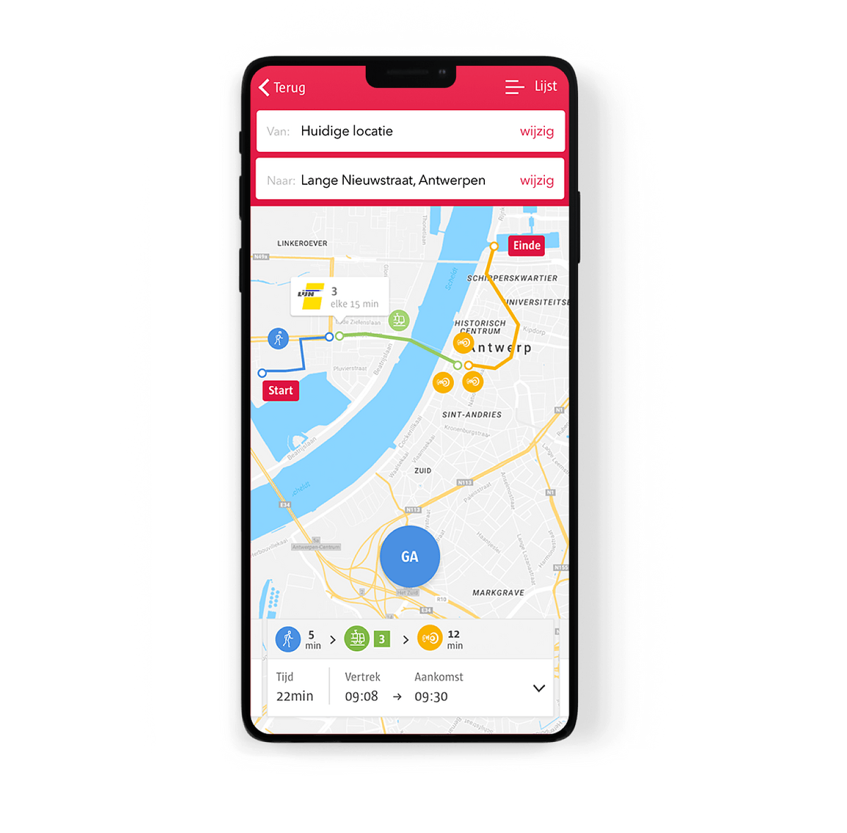 Slim naar antwerpen mobile